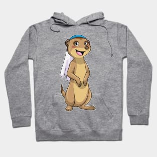 Meerkat as Bride with Veil Hoodie